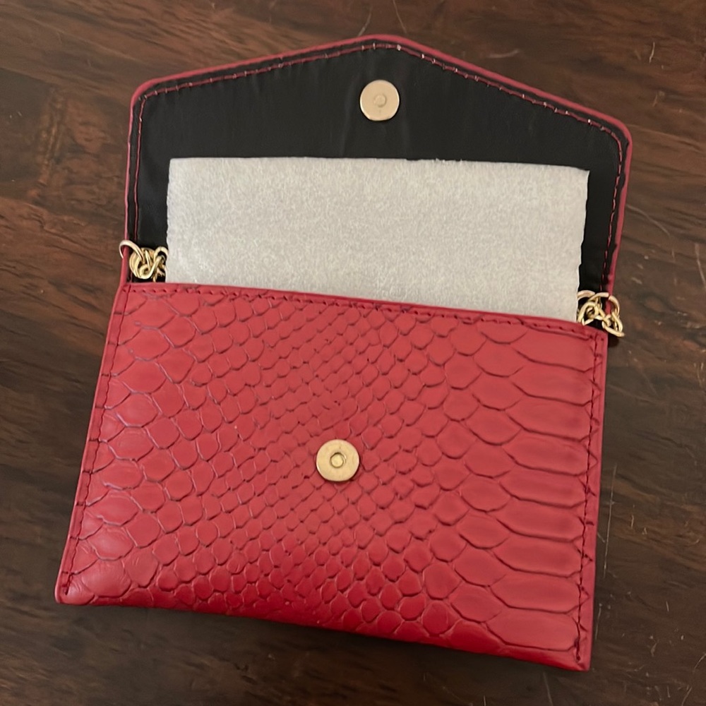 Wallet purse red